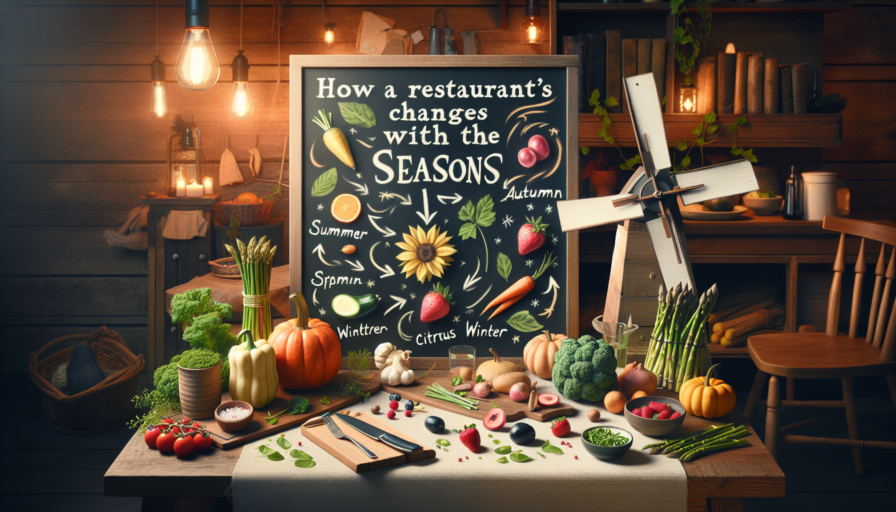 Cómo cambia la carta del restaurante en función de la temporada